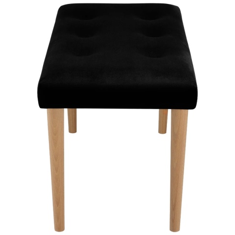 Ławka tapicerowana PRUDHOMME NAT - Czarny