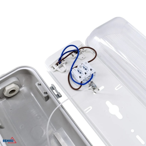 Oprawa hermetyczna Lampa EMPTY T8 2x36W IP65 1260mm BEMKO