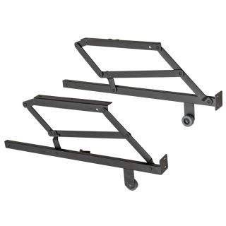 Wózek podnośnik nurek do naróżnika łóżka GTV MALUNG WJ-21-20 Czarny