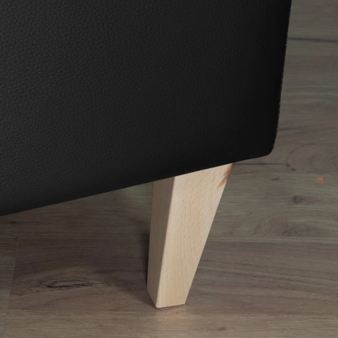 Pufa otwierana skrzynia PIRANDELLO - Czarna