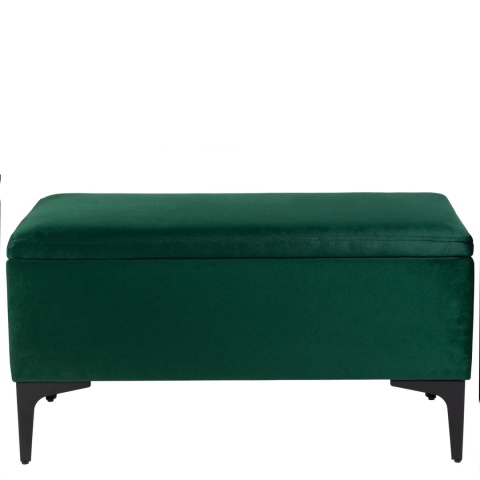 Ławka otwierana skrzynia CANETTI BL - Butelkowa zieleń