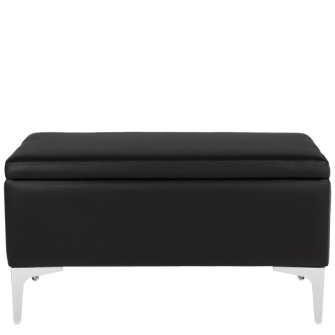 Ławka otwierana skrzynia CANETTI CR - Czarna eco