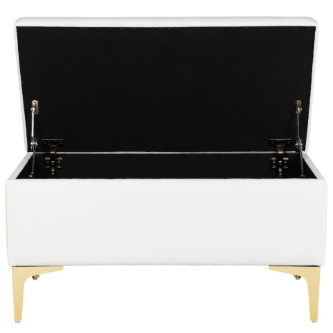 Ławka otwierana skrzynia CANETTI GD - Biała eco