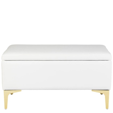 Ławka otwierana skrzynia CANETTI GD - Biała eco