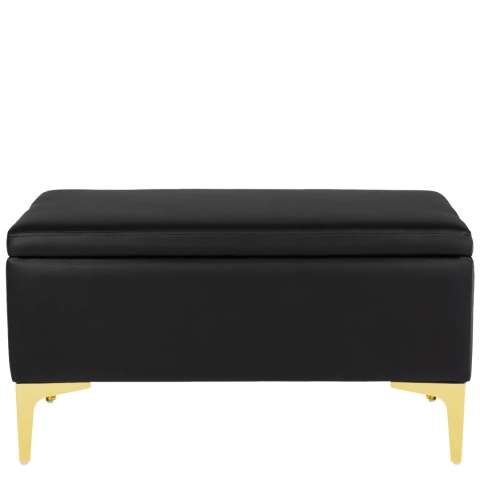 Ławka otwierana skrzynia CANETTI GD - Czarna eco