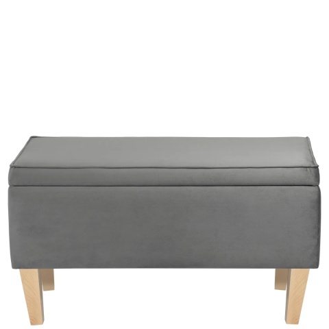 Ławka otwierana skrzynia FRANCE NAT - Ciemny szary