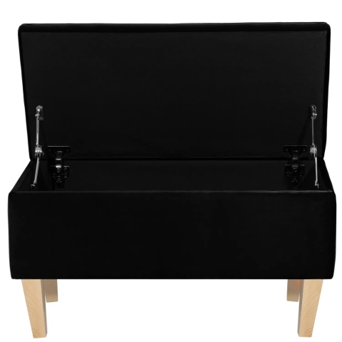 Ławka otwierana skrzynia FRANCE NAT - Czarna