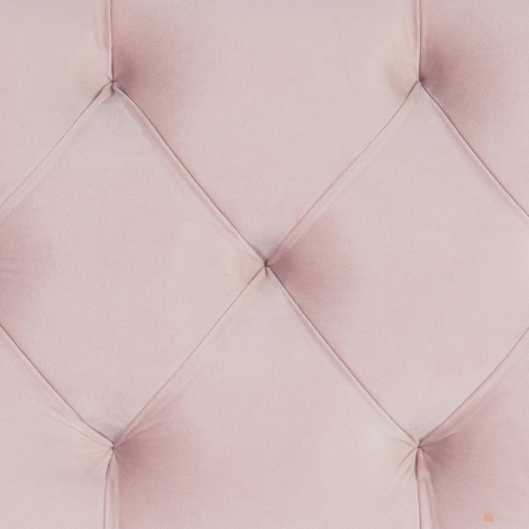 Ławka pikowana otwierana skrzynia VERONA BL - Pudrowy róż