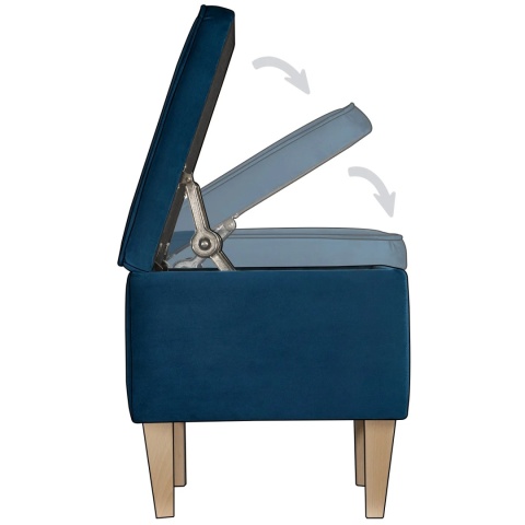 Pufa otwierana skrzynia FRANCE NAT - Chaber