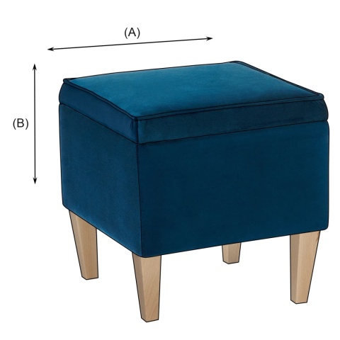 Pufa otwierana skrzynia FRANCE NAT - Chaber