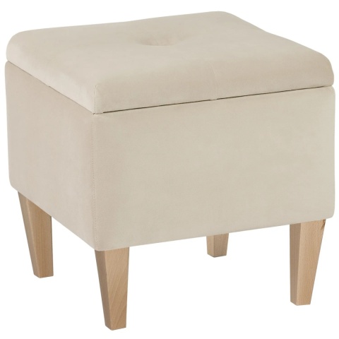 Pufa otwierana skrzynia PIRANDELLO NAT - Beż