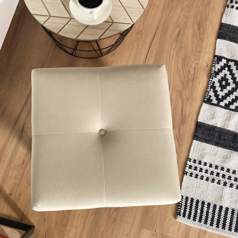 Pufa otwierana skrzynia PIRANDELLO NAT - Beż