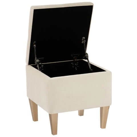 Pufa otwierana skrzynia PIRANDELLO NAT - Beż