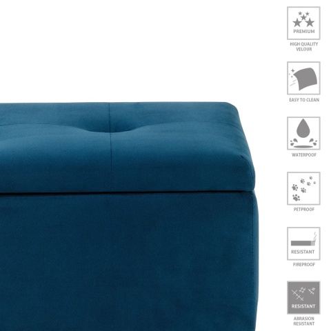 Pufa otwierana skrzynia PIRANDELLO NAT - Chaber