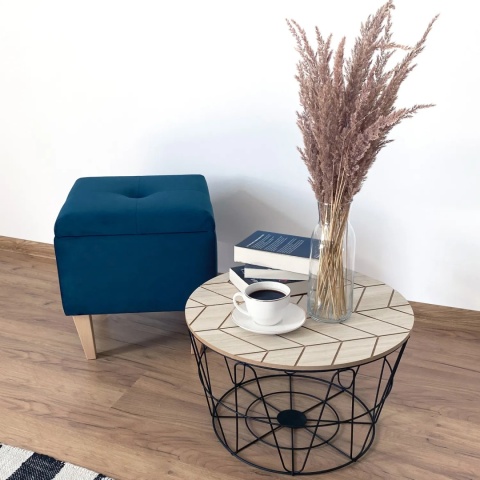 Pufa otwierana skrzynia PIRANDELLO NAT - Chaber