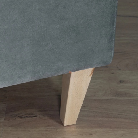 Pufa otwierana skrzynia PIRANDELLO NAT - Ciemny szary