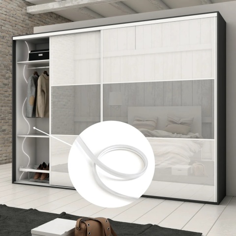 Elastyczna taśma LED Neonlynx V 7,6 W/m IP65 24V DC 5040 mm 2700K Emuca