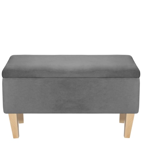 Ławka otwierana skrzynia CARDUCCI NAT - Ciemny szary