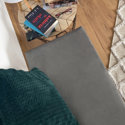 Ławka otwierana skrzynia CARDUCCI NAT - Ciemny szary