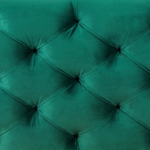 Ławka pikowana otwierana skrzynia BENAVENTE NAT - Butelkowa zieleń