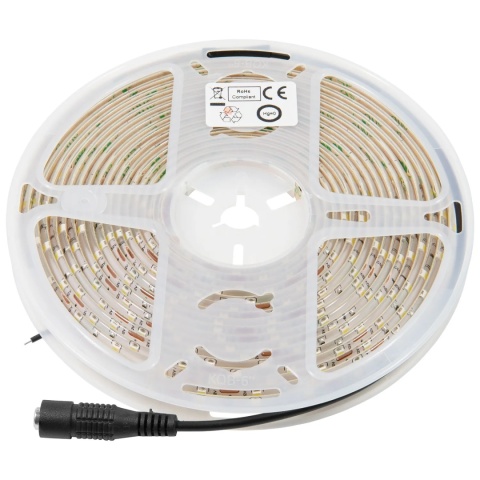 Taśma LED 2835 biały ciepły 5m + Zasilacz 12V IP20 Bemko