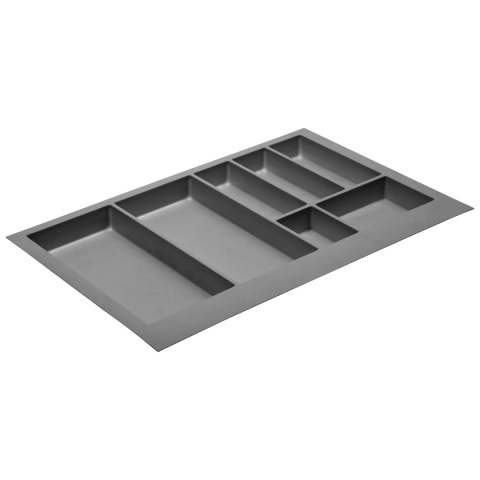 Wkład na sztućce do szuflady AxiSpace Organizer 80 Antracyt GTV
