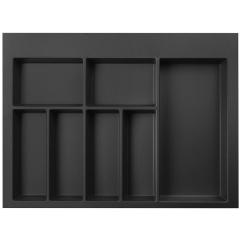 Wkład na sztućce do szuflady AxiSpace Organizer 80 Czarny GTV
