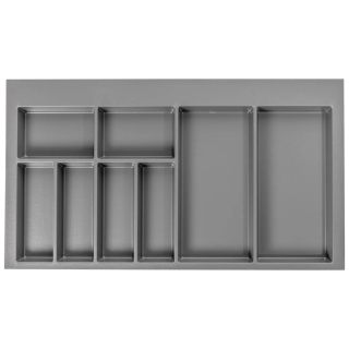 Wkład na sztućce do szuflady AxiSpace Organizer 90 Antracyt GTV