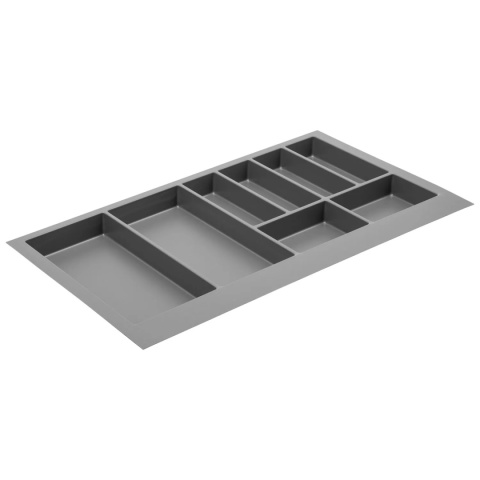 Wkład na sztućce do szuflady AxiSpace Organizer 90 Antracyt GTV