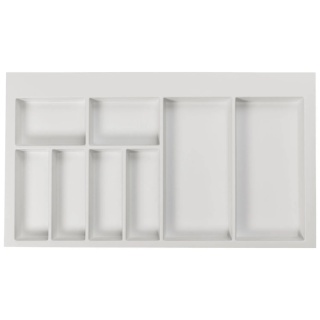 Wkład na sztućce do szuflady AxiSpace Organizer 90 Biały GTV