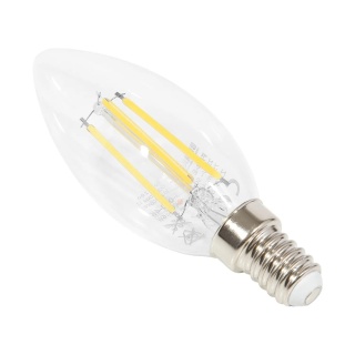 Żarówka LED E14 C35 4W 440LM 2700K FILAMENT Bemko