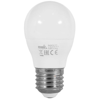 Żarówka LED E27 7.5W 760LM 6500K Kulka Bemko