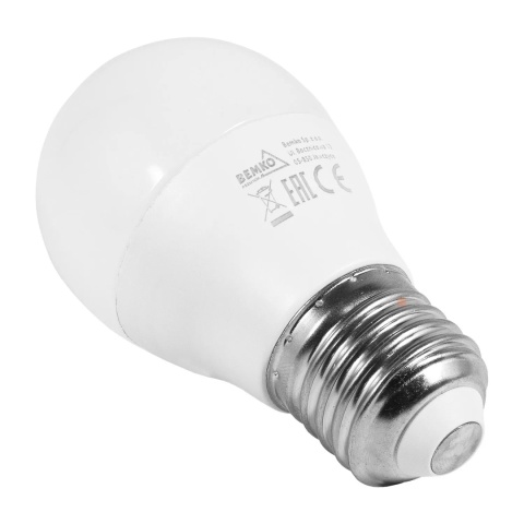 Żarówka LED E27 7.5W 760LM 6500K Kulka Bemko