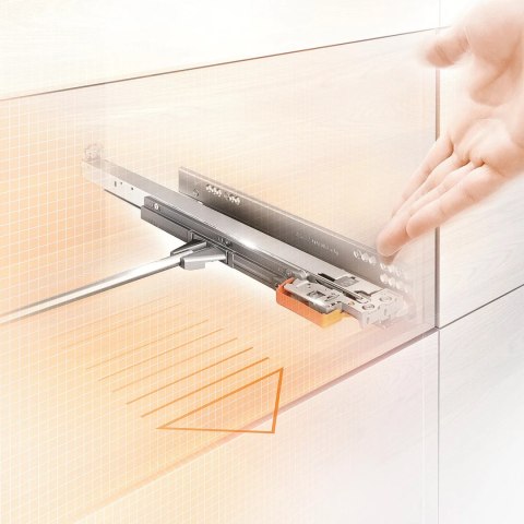 Prowadnica MOVENTO L-550 pełny wysuw TIP-ON BLUM