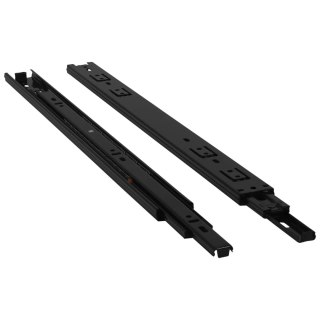 Prowadnica kulkowa do szuflad H-35 L-450 Czarna