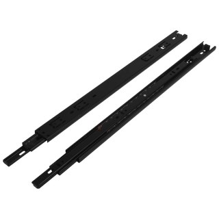 Prowadnica kulkowa do szuflad H-35 L-450 Czarna