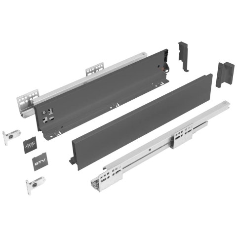 Szuflada AXIS PRO L-450mm Bardzo Wysoka antracyt GTV