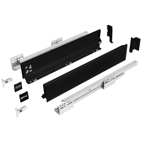 Szuflada AXIS PRO L-500mm Niska czarna GTV