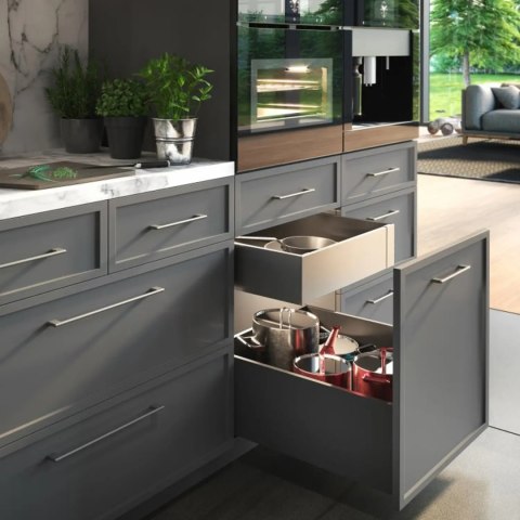 Szuflada AXIS PRO L-600mm Niska antracyt GTV