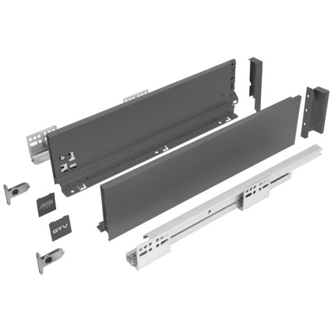 Szuflada AXIS PRO L-600mm Średnia antracyt GTV