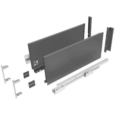 Szuflada AXIS PRO L-600mm Wysoka antracyt GTV