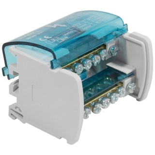 Blok rozdzielczy mostek łączeniowy 14 zacisków 2×7 BEMKO