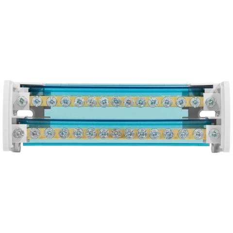 Blok rozdzielczy mostek łączeniowy 30 zacisków 2×15 BEMKO