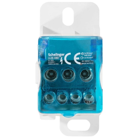 Blok rozdzielczy mostek łączeniowy 7 zacisków UJB-080 BEMKO