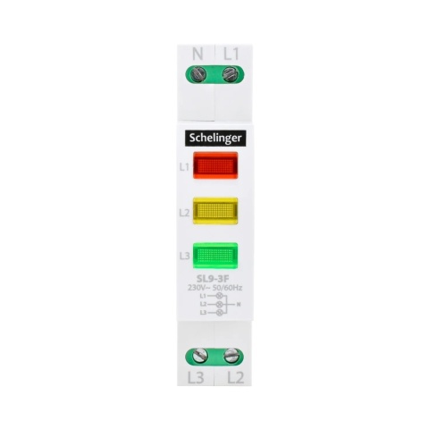 Lampka kontrolna sygnalizacyjna 3-fazowa LED SL9-3F SCHELINGER