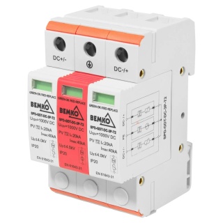 Ogranicznik przepięć A52-SPD-GDT-DC-3P-T2 BEMKO