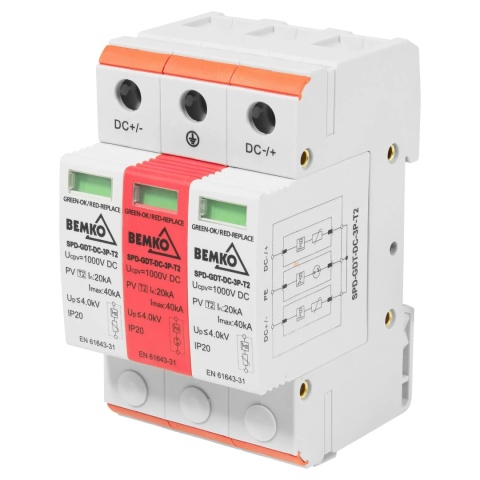 Ogranicznik przepięć A52-SPD-GDT-DC-3P-T2 BEMKO