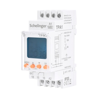 Programator czasowy astronomiczny jednokanałowy 4-264V AC/DC BEMKO