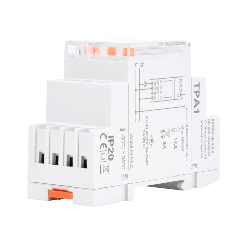 Programator czasowy astronomiczny jednokanałowy 4-264V AC/DC BEMKO