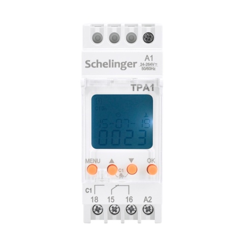 Programator czasowy astronomiczny jednokanałowy 4-264V AC/DC BEMKO